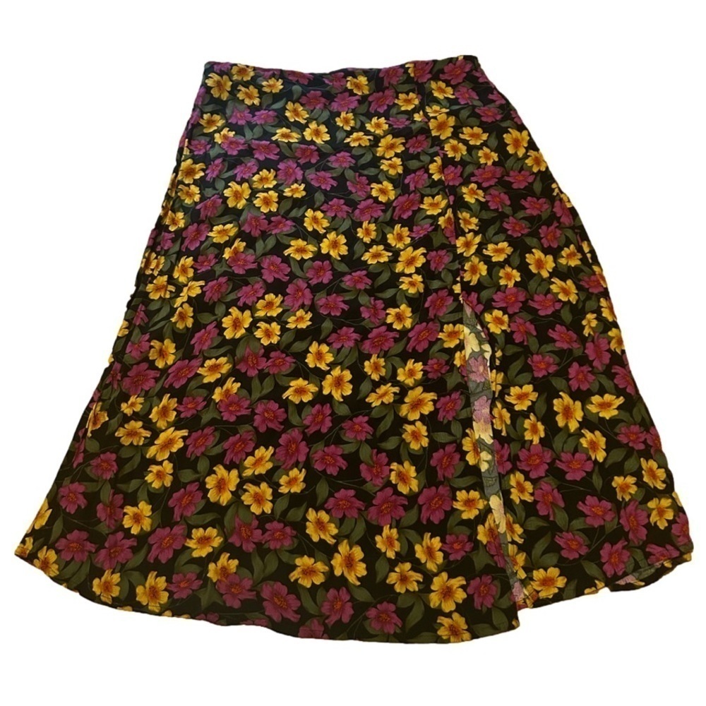 GB Floral Midi Skirt (O)